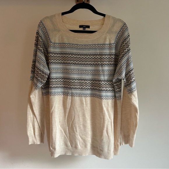 Fate Sweaters - Fate Clairina Textured‎ Knit Blush Pullover Sweater XL